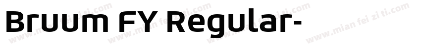 Bruum FY Regular字体转换